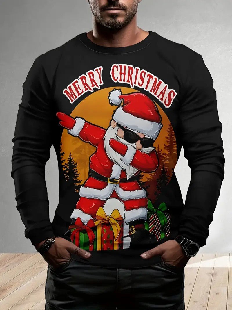 Men's Funny Xmas Santa Sweater