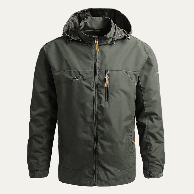 Waterproof Breathable Mens Outdoor Parka Jacket