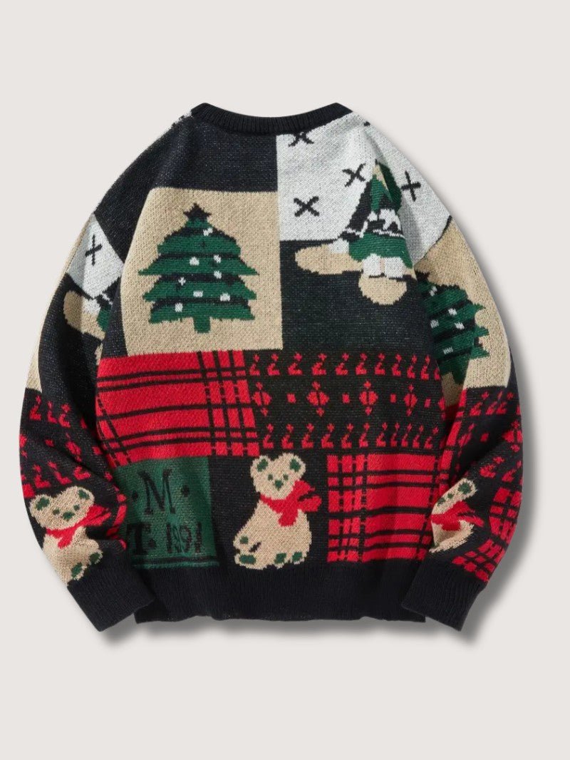 Fun Holiday Santa Bear Sweater
