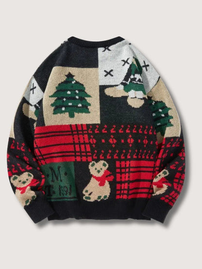Fun Holiday Santa Bear Sweater