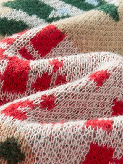 Fun Holiday Santa Bear Sweater