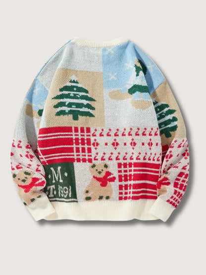 Fun Holiday Santa Bear Sweater