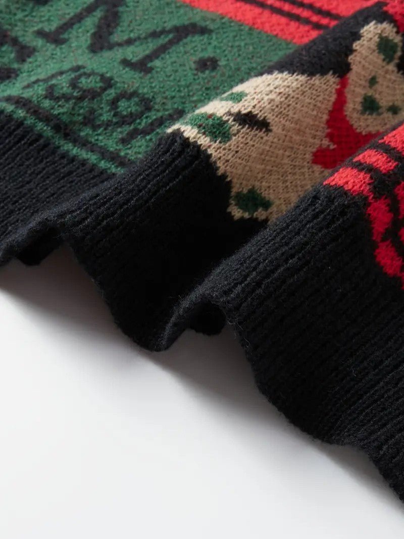 Fun Holiday Santa Bear Sweater