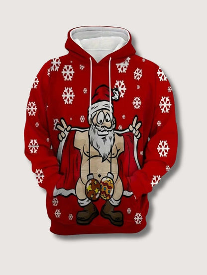 Fun Santa Graphic Holiday Sweatshirt