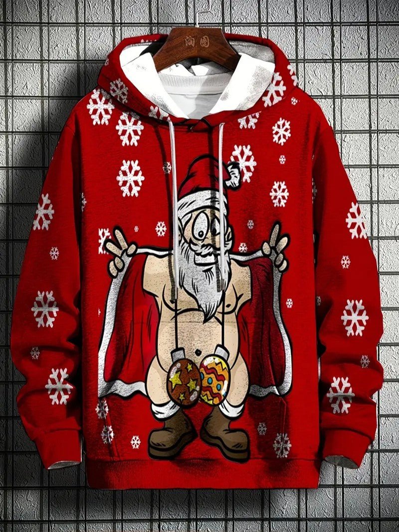 Fun Santa Graphic Holiday Sweatshirt