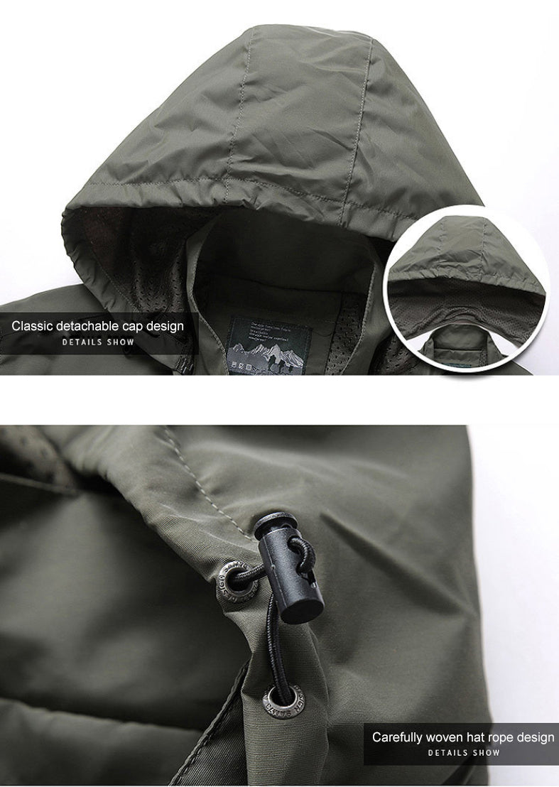 Waterproof Men's Windbreaker Jacket