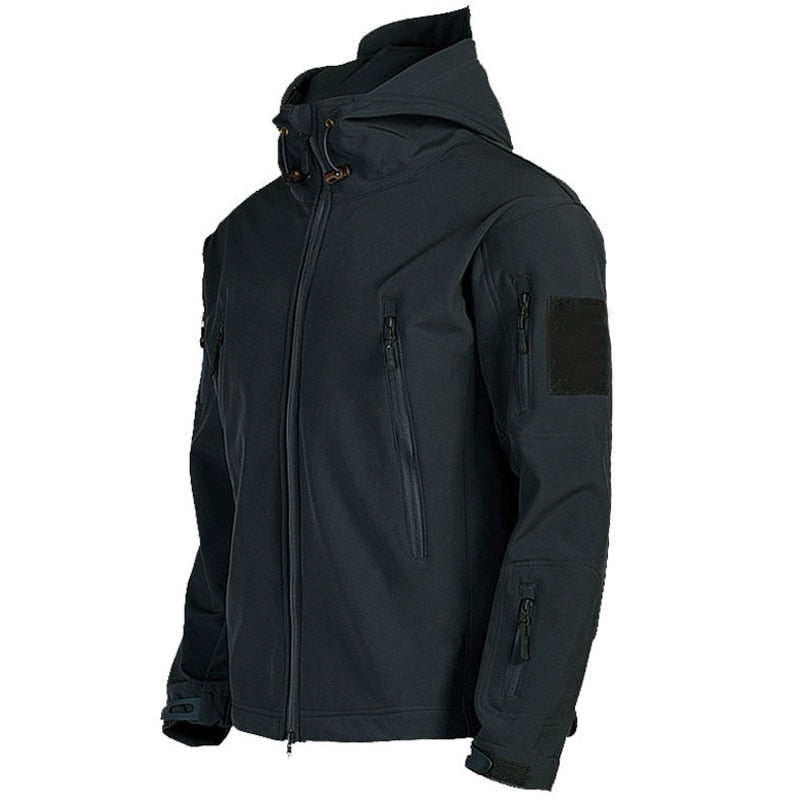 Waterproof Mens Hooded Outdoor Jacket - OutfitLondon