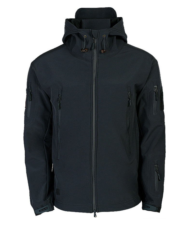 Waterproof Mens Softshell Jacket with Hood