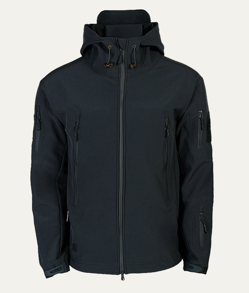 Waterproof Outdoor Mens Hooded Utility Jacket