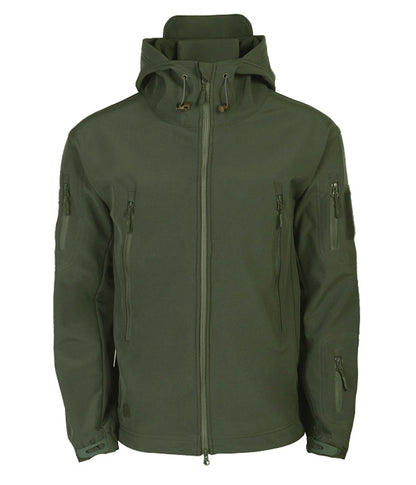 Waterproof Mens Softshell Jacket with Hood