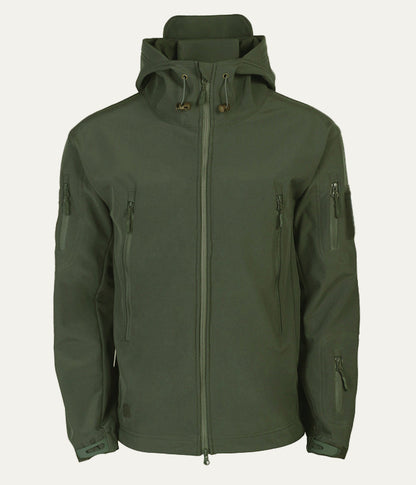 Waterproof Outdoor Mens Hooded Utility Jacket