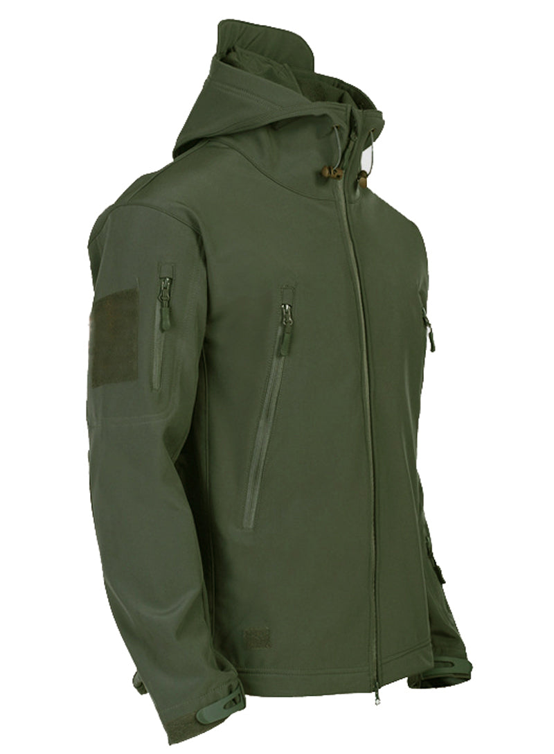 Waterproof Mens Softshell Jacket with Hood