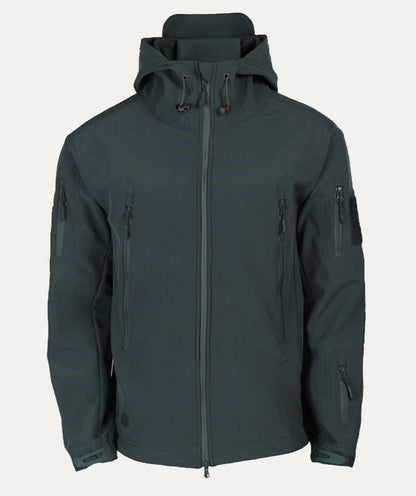 Waterproof Outdoor Mens Hooded Utility Jacket