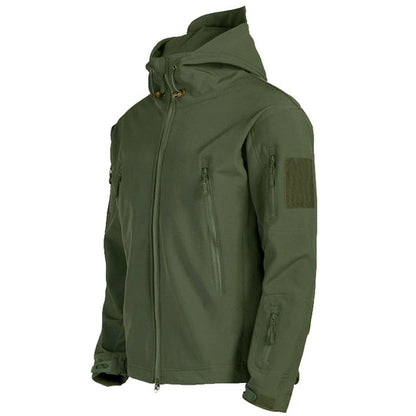 Waterproof Mens Softshell Jacket with Hood
