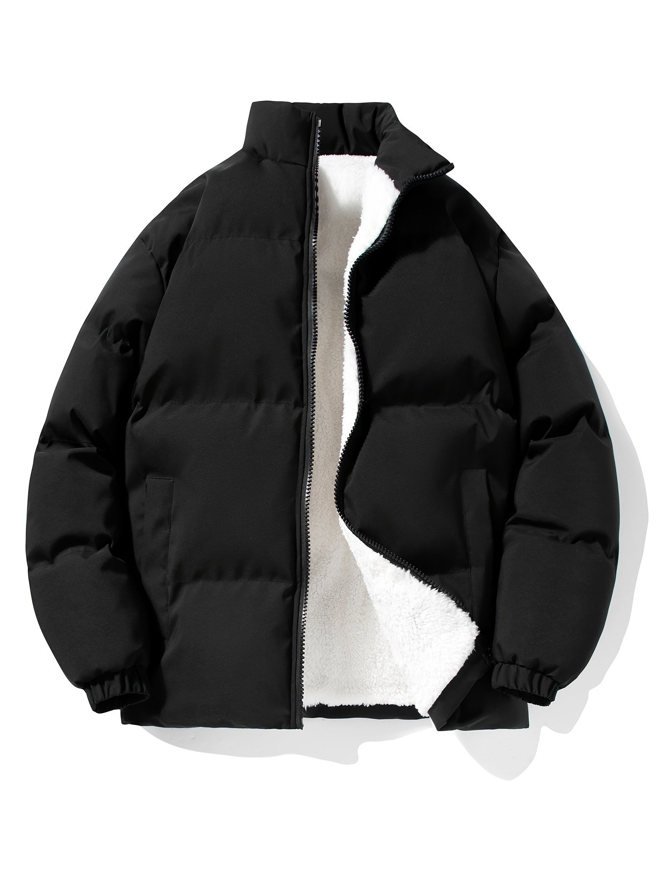 Warm Fleece Lined Men's Winter Jacket