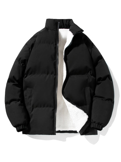 Warm Fleece Lined Men's Winter Jacket