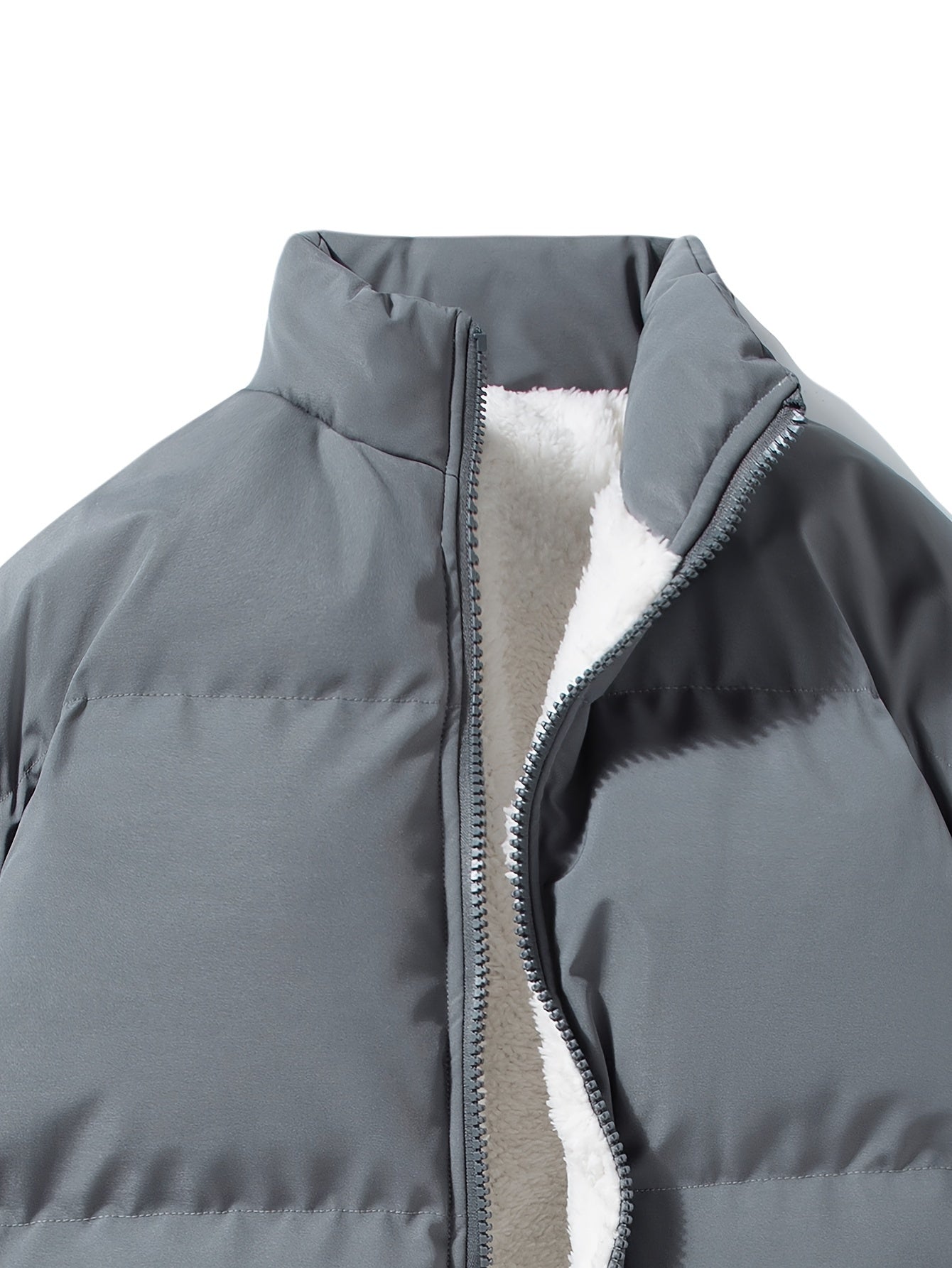 Warm Fleece Lined Men's Winter Jacket