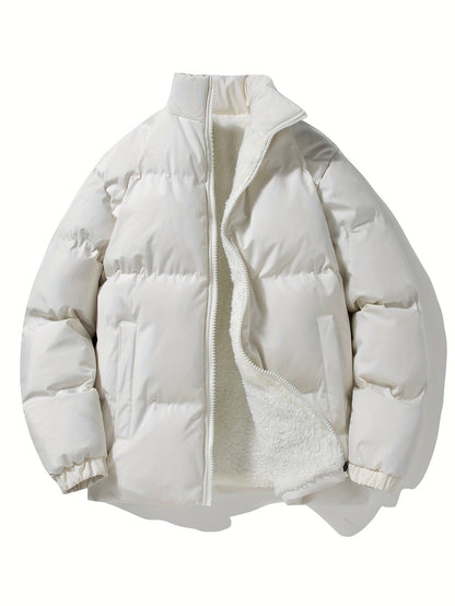 Warm Fleece Lined Men's Winter Jacket
