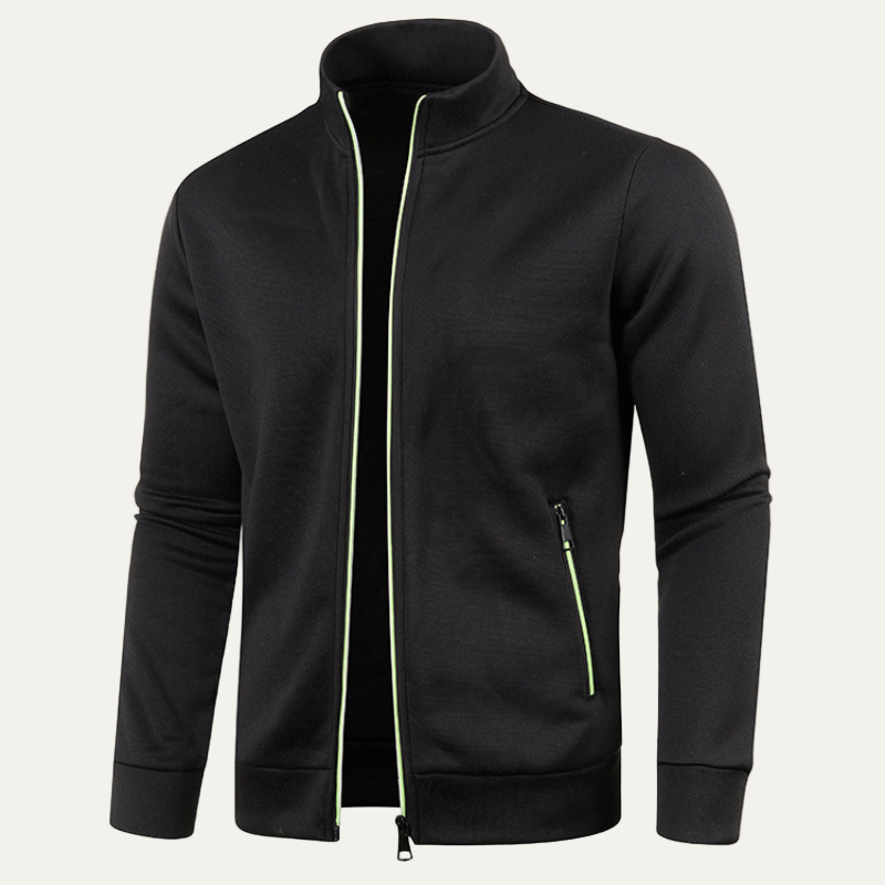 Men's Relaxed Fit Zip Up Sports Jacket - OutfitLondon
