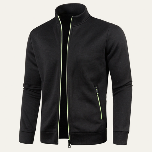 Men's Relaxed Fit Zip Up Sports Jacket - OutfitLondon