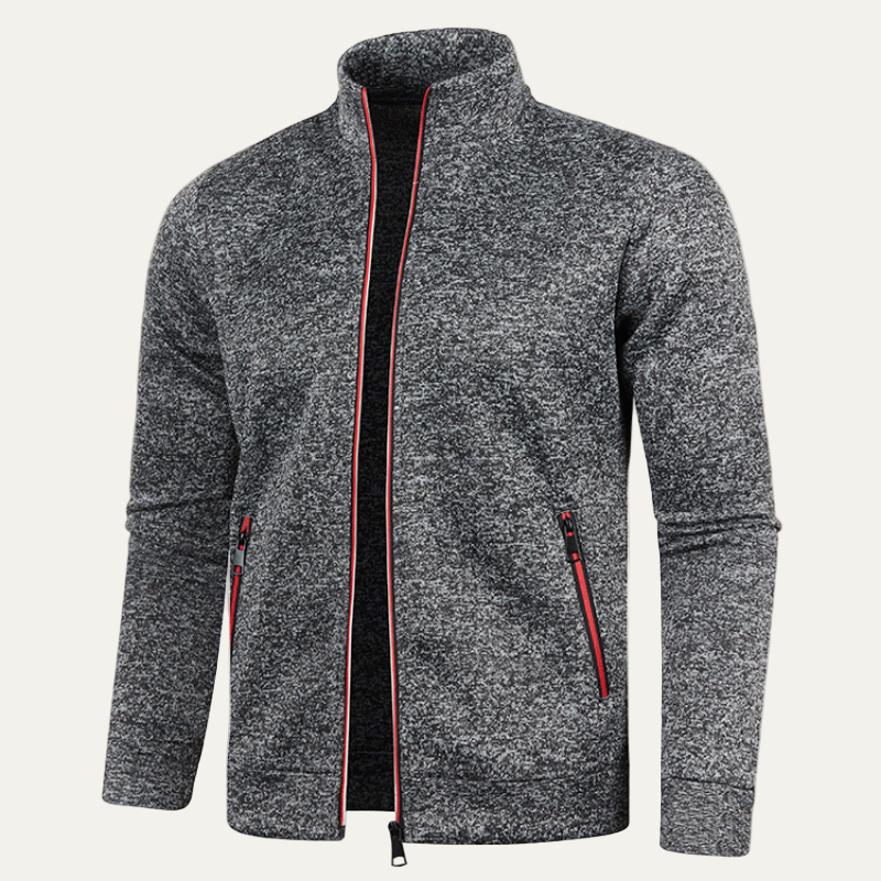 Men's Relaxed Fit Zip Up Sports Jacket
