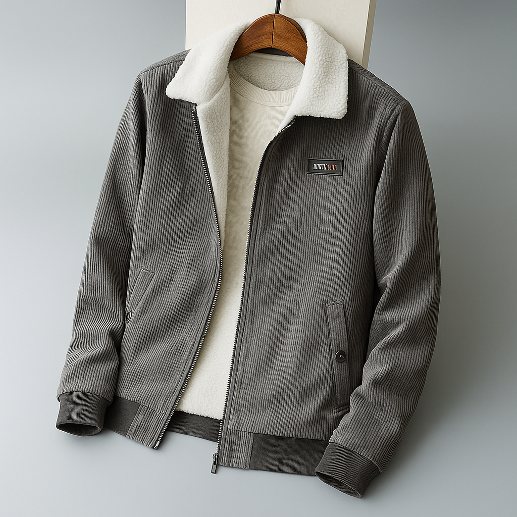 Cozy Fleece Lined Mens Sherpa Coat