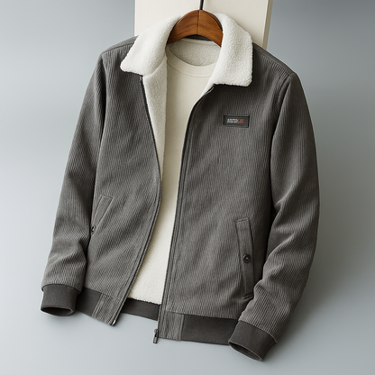 Cozy Fleece Lined Mens Sherpa Coat