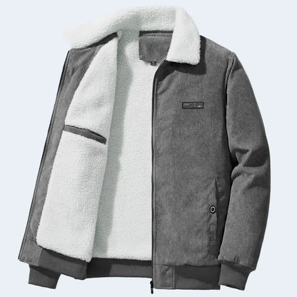 Cozy Fleece Lined Mens Sherpa Coat
