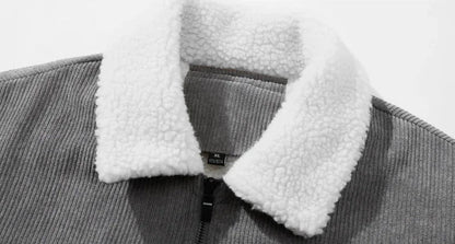 Cozy Fleece Lined Mens Sherpa Coat