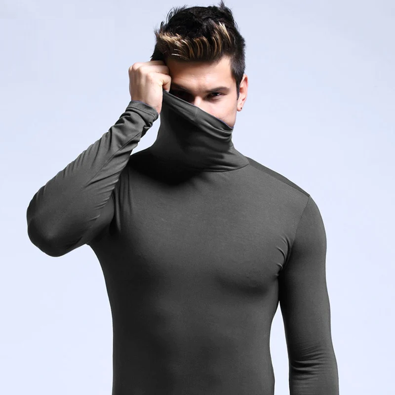 Men's Soft Thermal Long Sleeve Base Layer Top