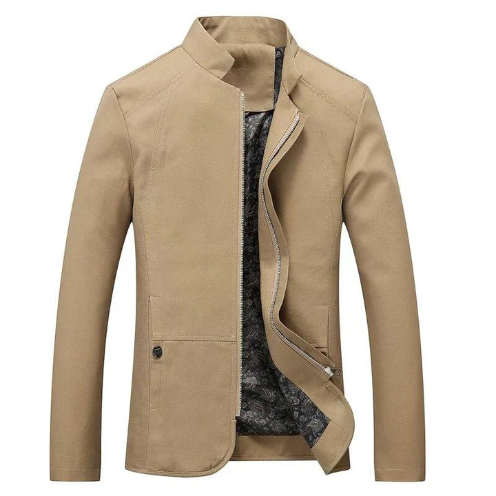 Practical Men's Jacket with Side Pockets