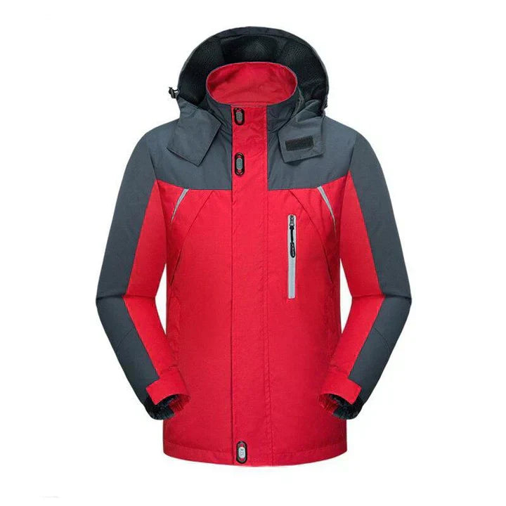 Warm Two Tone Parka Jacket - OutfitLondon