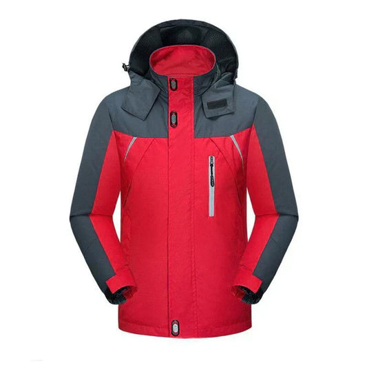 Warm Two Tone Parka Jacket - OutfitLondon