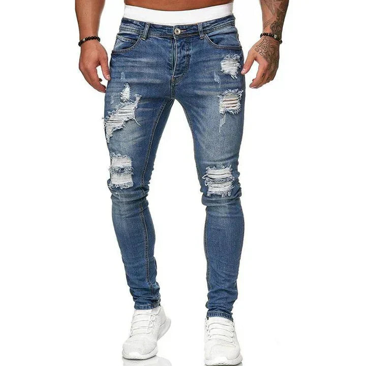 Slim Fit Men's Dark Jeans