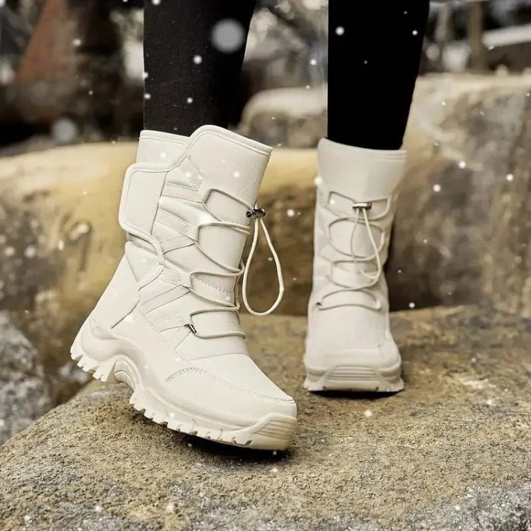 Warm Waterproof Winter Ankle Boots - OutfitLondon