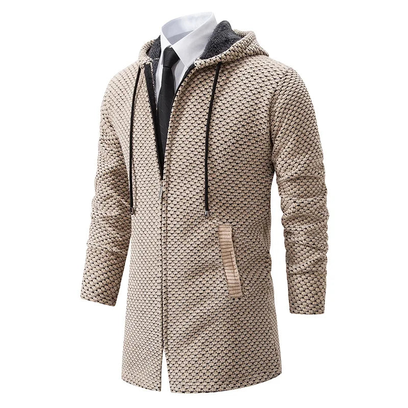 Classic Warm Crew Neck Hoodie for Men