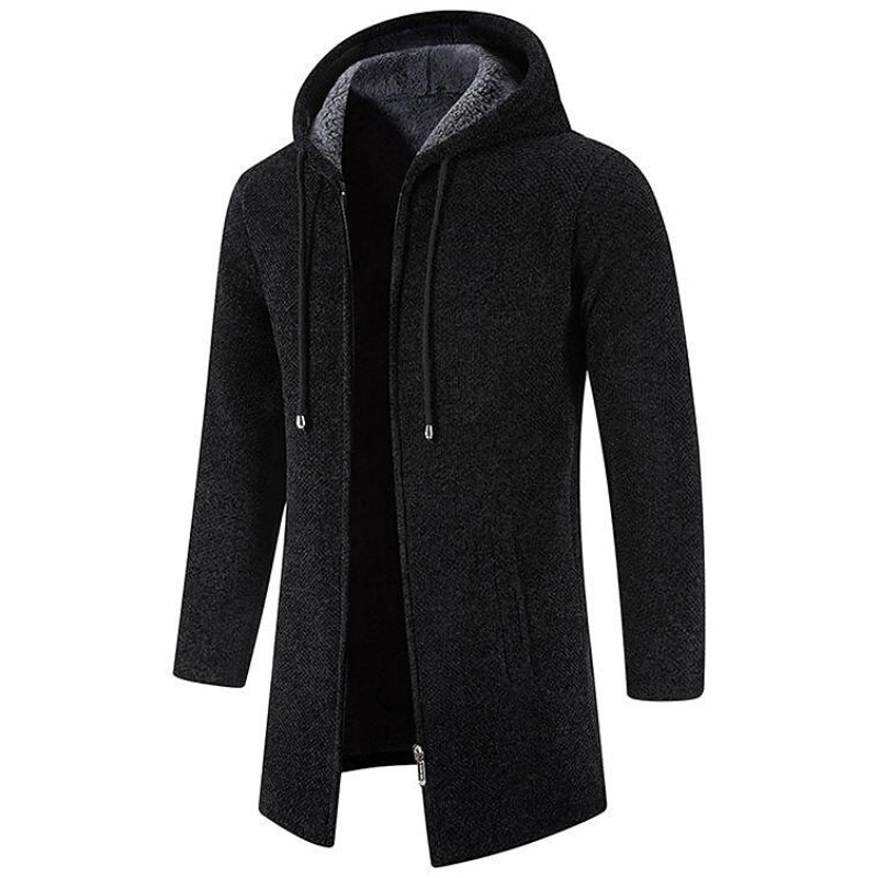 Classic Warm Crew Neck Hoodie for Men - OutfitLondon