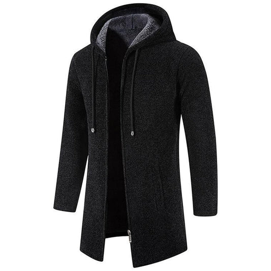 Classic Warm Crew Neck Hoodie for Men - OutfitLondon
