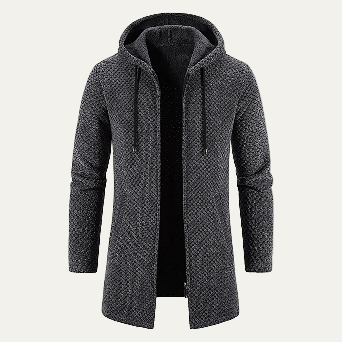Warm Thick Hooded Zipper Cardigan Jacket