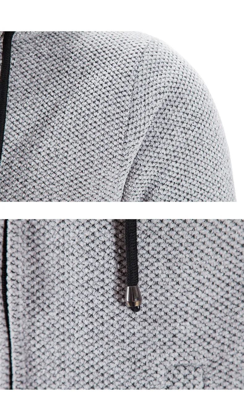 Classic Warm Crew Neck Hoodie for Men