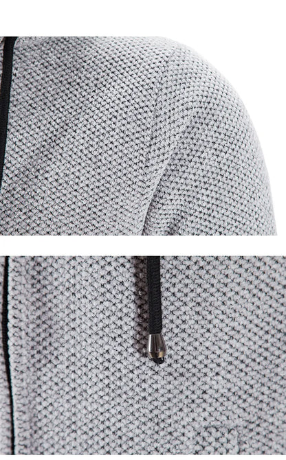 Warm Thick Hooded Zipper Cardigan Jacket