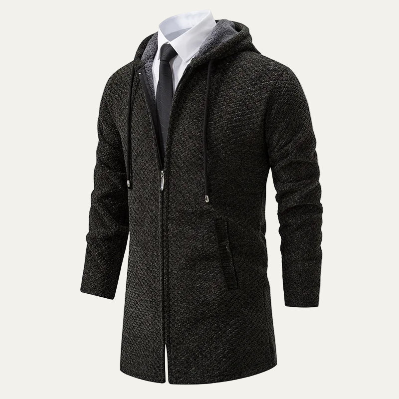 Warm Thick Hooded Zipper Cardigan Jacket