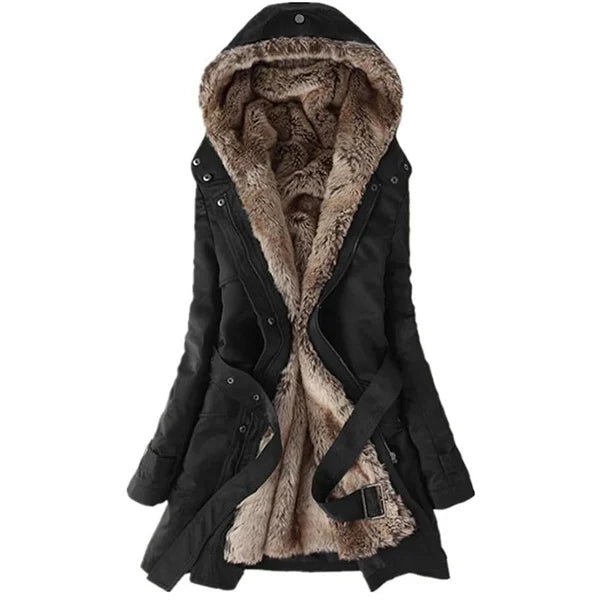 Warm Parka with Faux Fur Inside - OutfitLondon