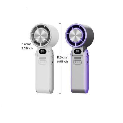 Mini Handheld Folding Rechargeable Fan for Instant Cooling