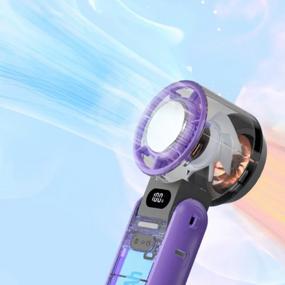 Mini Handheld Folding Rechargeable Fan for Instant Cooling