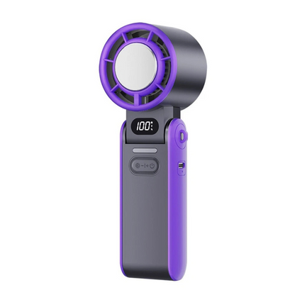 Mini Handheld Folding Rechargeable Fan for Instant Cooling