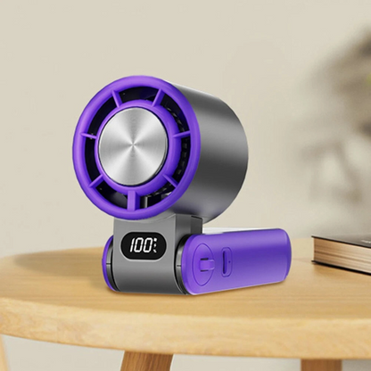 Mini Handheld Folding Rechargeable Fan for Instant Cooling