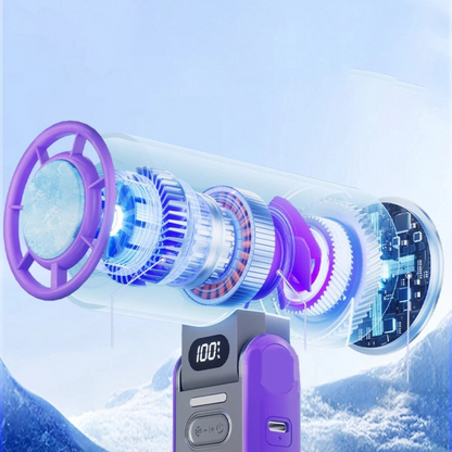Mini Handheld Folding Rechargeable Fan for Instant Cooling