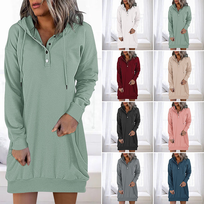 Simple Oversized Women's Hoodie Valeria - OutfitLondon