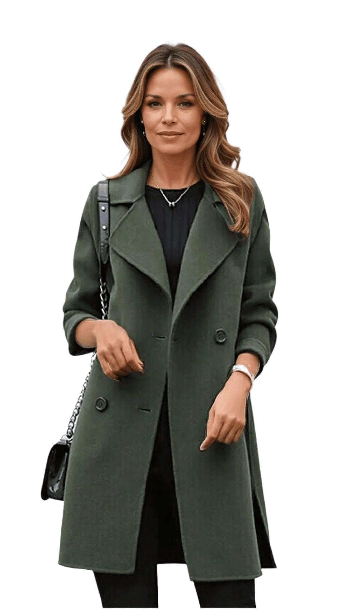 Classic Waterproof Trench Coat for Women - OutfitLondon